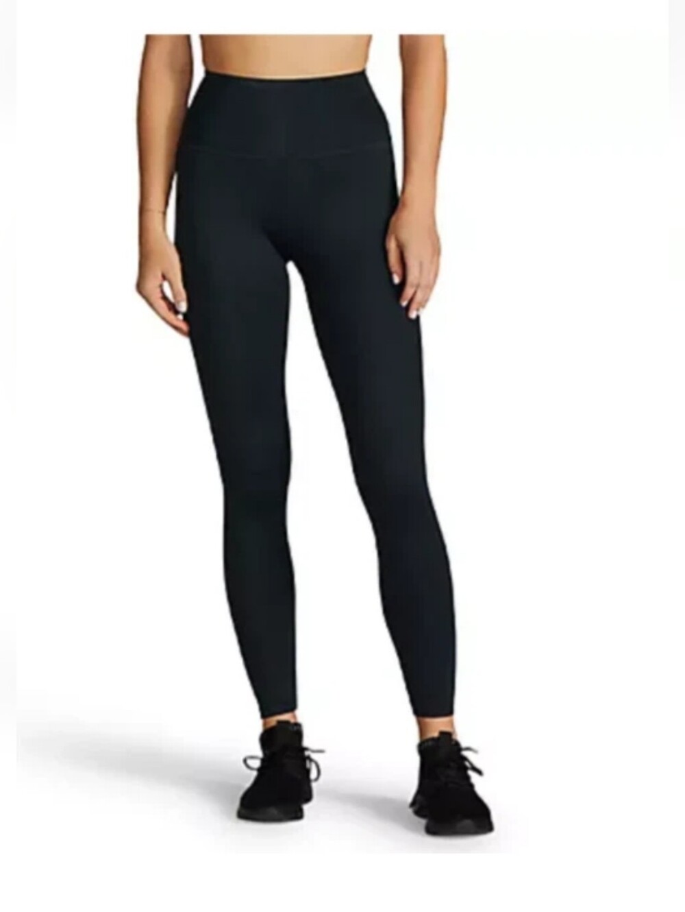 High-Rise Black Women's Performance Leggings